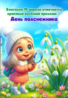 День подснежника День подснежника.